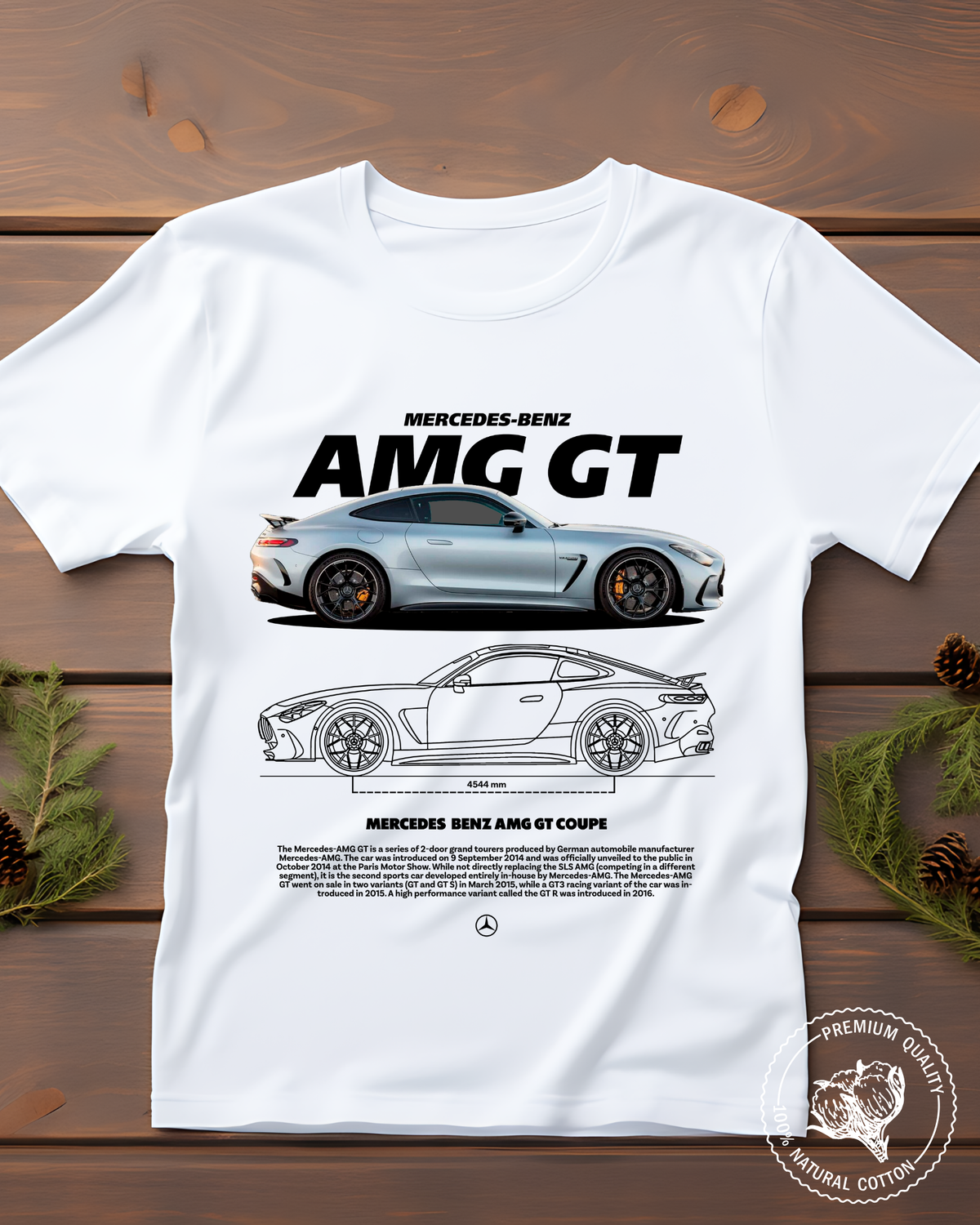 Mercedes-AMG GT Coupe Graphic T-Shirt