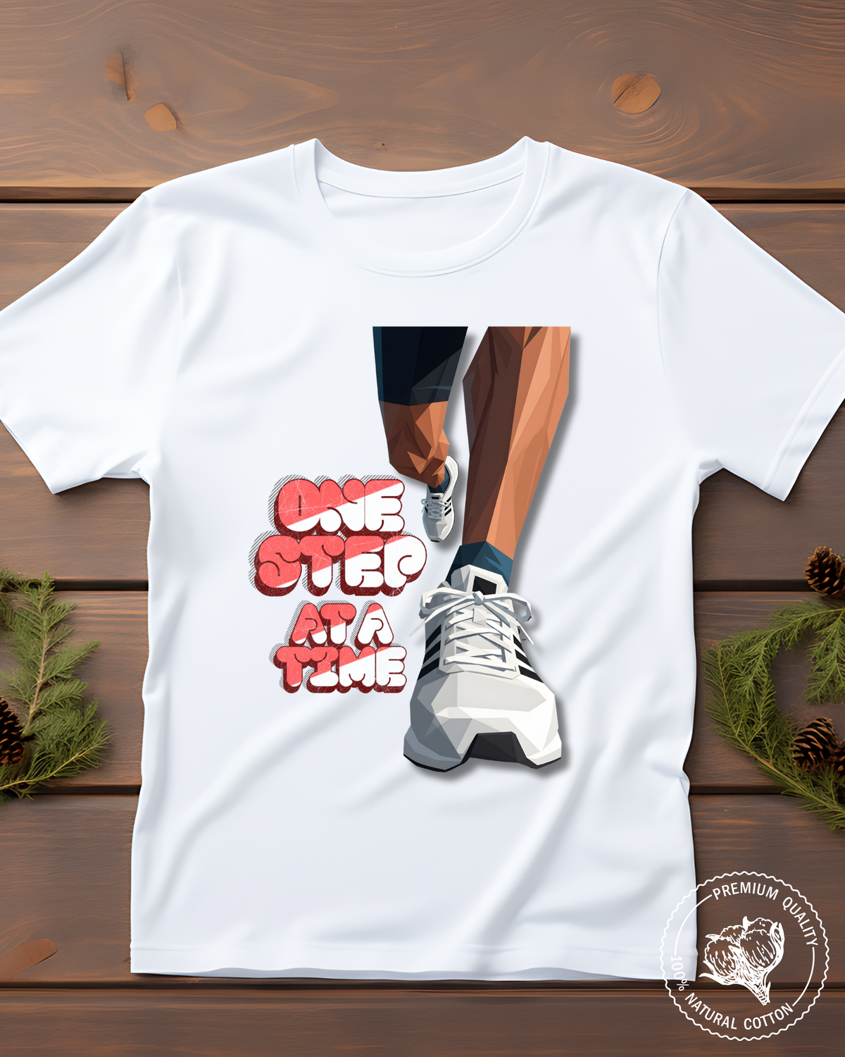 One Step At A Time Graphic T-Shirt