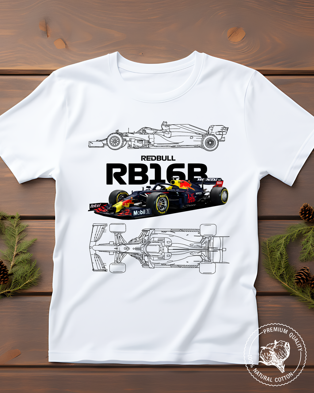 RB16B Red Bull Formula 1 Graphic T-Shirt