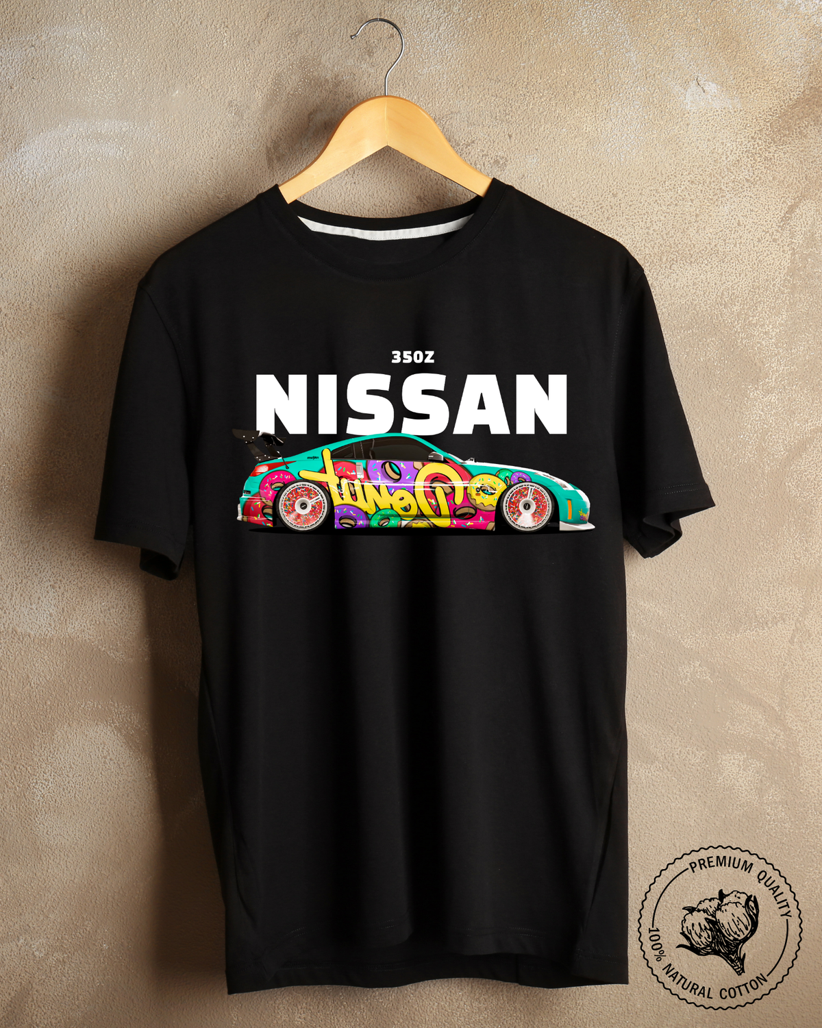 Nissan 350Z Graffiti Car Graphic T-Shirt