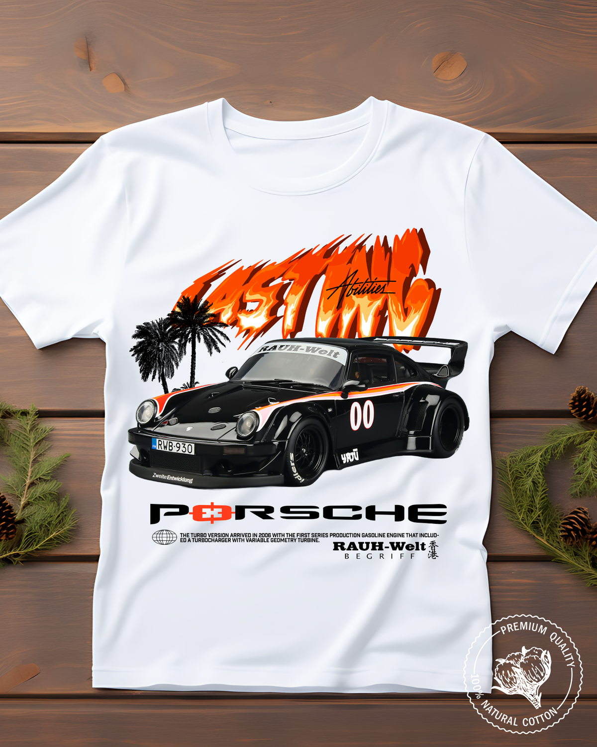 Porsche RWB – Automotive Graphic T-Shirt