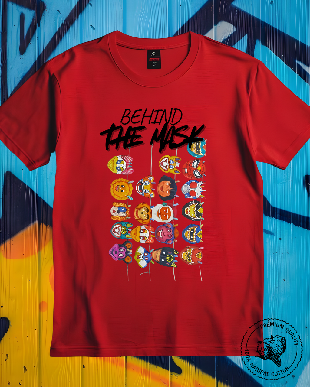 Behind the Mask Graphic T-Shirt
