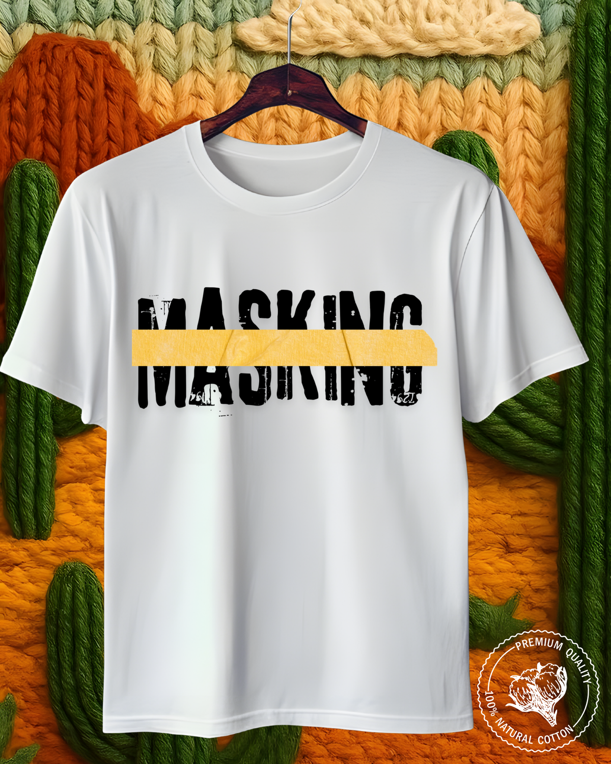 Masking Tape Graphic T-Shirt