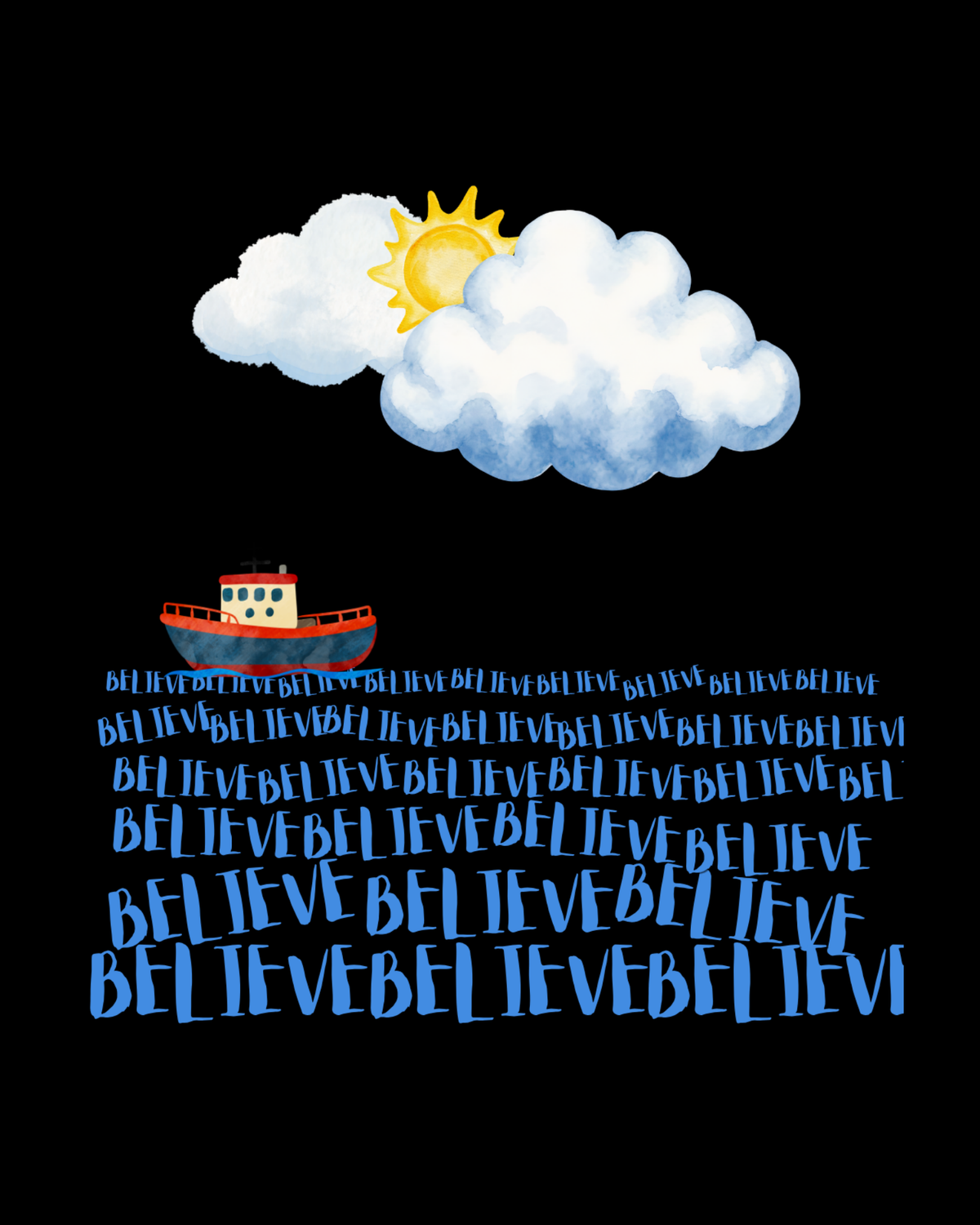 Believe Graphic T-Shirt