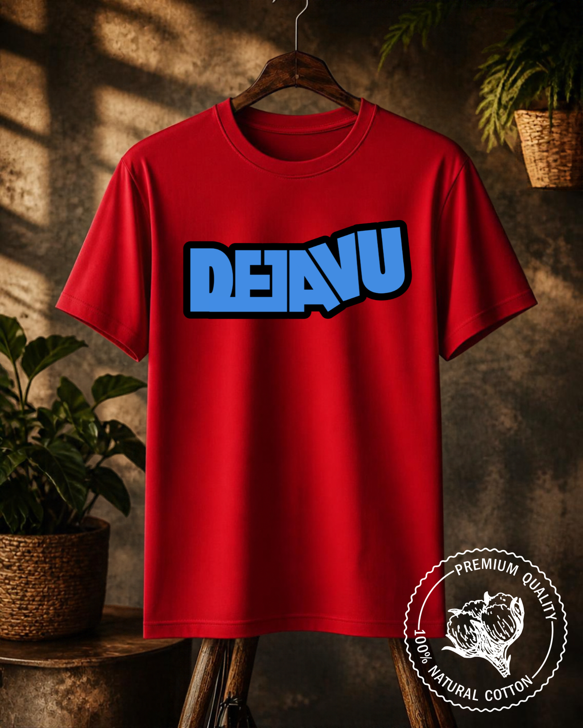 Dejavu Typography Graphic T-Shirt