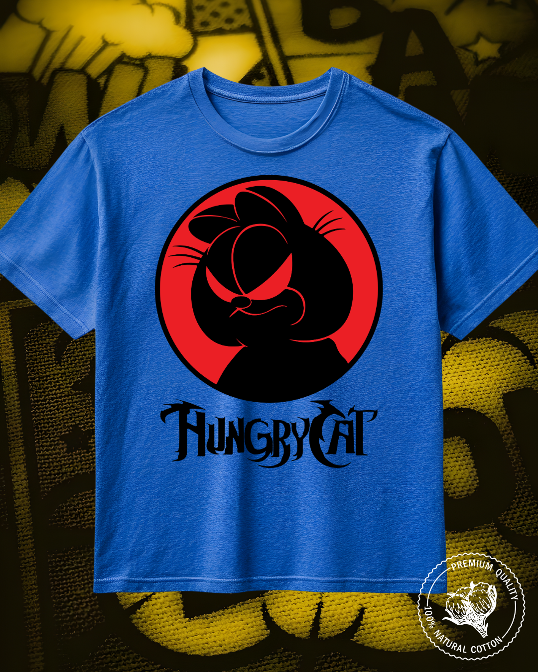 Hungry Cat Graphic T-Shirt