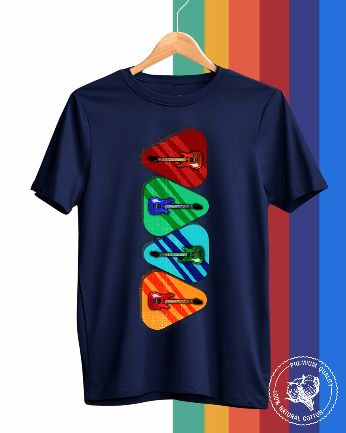 Guitar Pick Graphic T-Shirt