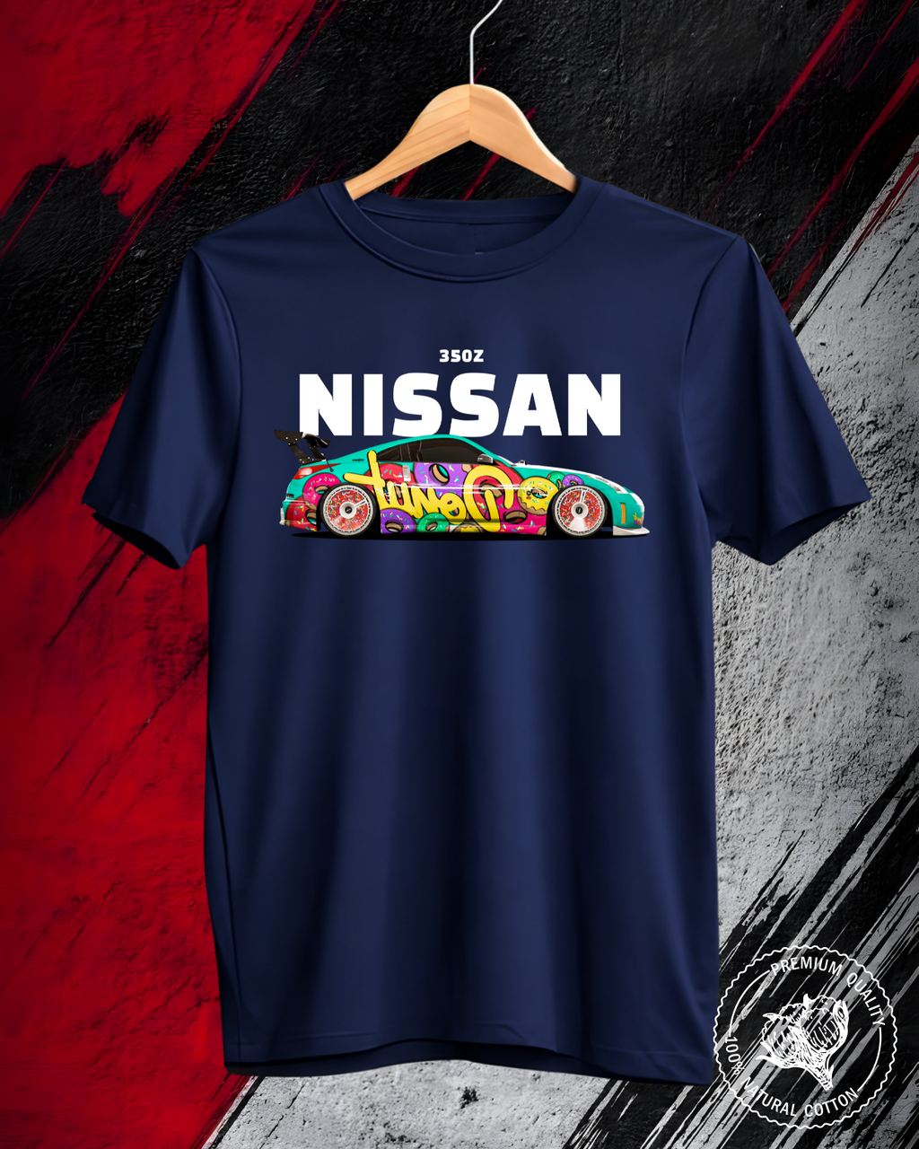Nissan 350Z Graffiti Car Graphic T-Shirt